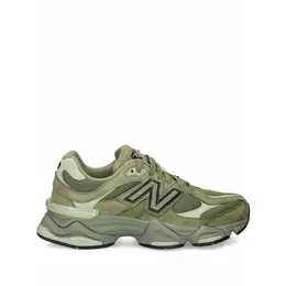 New Balance: Зелёные кроссовки  9060