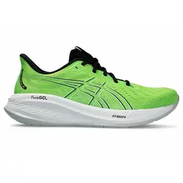 ASICS: Зелёные кроссовки 