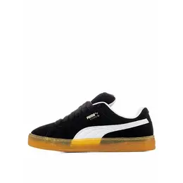 PUMA: Тёмные кроссовки  Suede