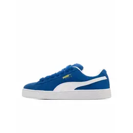 PUMA: Голубые кроссовки  Suede