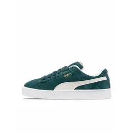 PUMA: Тёмные кроссовки  Suede