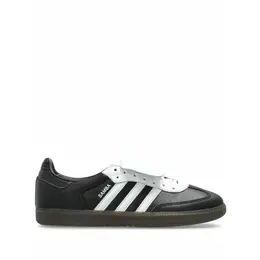 adidas: Чёрные кроссовки  Samba