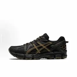 ASICS: Чёрные кроссовки 