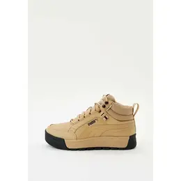 PUMA: Бежевые кеды 