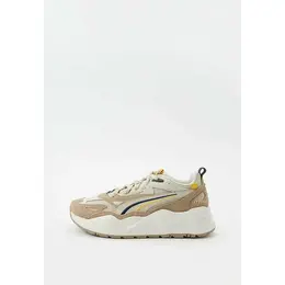 PUMA: Бежевые кроссовки  RS-X