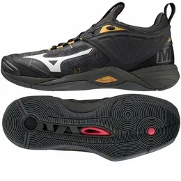 Mizuno: Чёрные кроссовки 