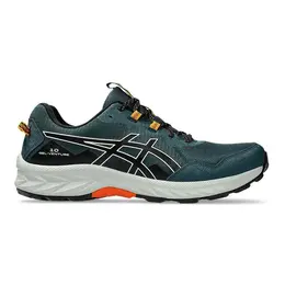 ASICS: Зелёные кроссовки 