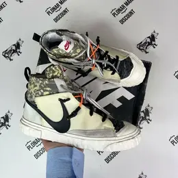 NIKE: Кеды  Blazer Mid цвета хаки