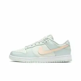 NIKE: Белые кроссовки  Dunk Low