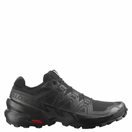 Salomon: Чёрные кроссовки 