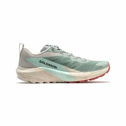 Salomon: Зелёные кроссовки 