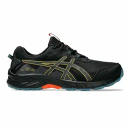 ASICS: Чёрные кроссовки 