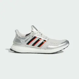adidas: Серебристые кроссовки  UltraBoost