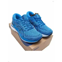 ASICS: Синие кроссовки 