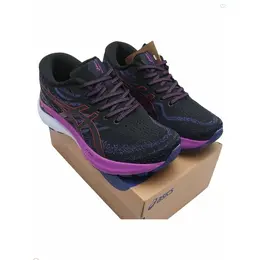 ASICS: Чёрные кроссовки 