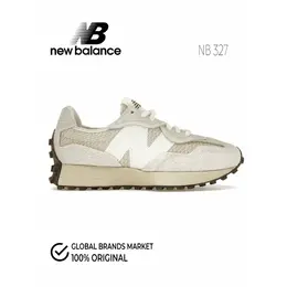 New Balance: Бежевые кроссовки  327