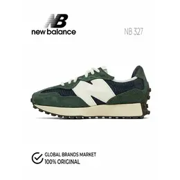 New Balance: Белые кроссовки  327