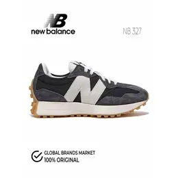 New Balance: Тёмные кроссовки  327