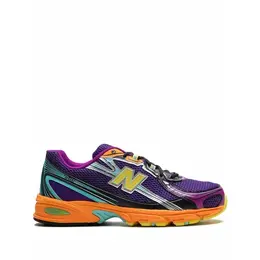 New Balance: Фиолетовые кроссовки 
