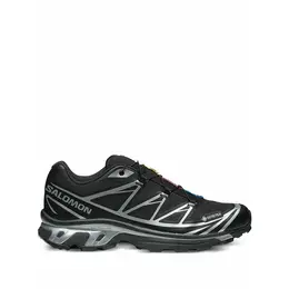 Salomon: Чёрные кроссовки 