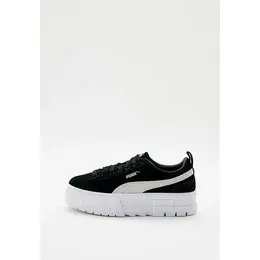 PUMA: Чёрные кеды  Mayze
