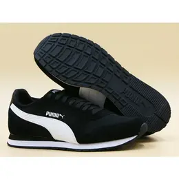 PUMA: Чёрные кроссовки 