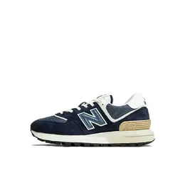 New Balance: Голубые кеды 