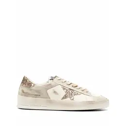 Golden Goose: Серебристые кеды 