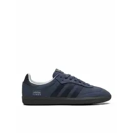 adidas: Синие кроссовки  Samba