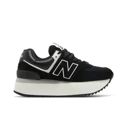 New Balance: Чёрные кроссовки  574