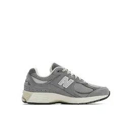 New Balance: Серые кеды 