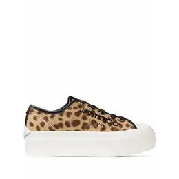 JIMMY CHOO: Коричневые кроссовки 