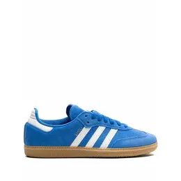adidas: Синие кроссовки  Samba