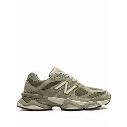 New Balance: Зелёные кроссовки  9060