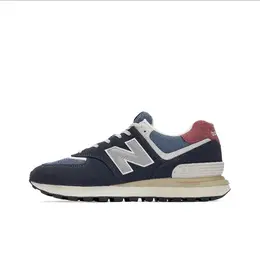 New Balance: Тёмные кроссовки  574