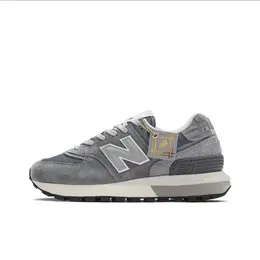 New Balance: Тёмные кроссовки  574