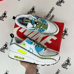 NIKE: Белые кроссовки  Air Max 90