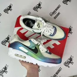 NIKE: Белые кроссовки  Air Max 90