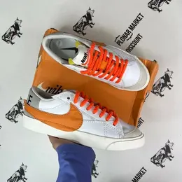 NIKE: Белые кеды  Blazer Low
