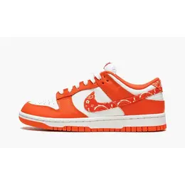NIKE: Оранжевые кеды  Dunk Low