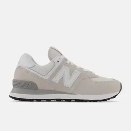 New Balance: Серые кроссовки  574