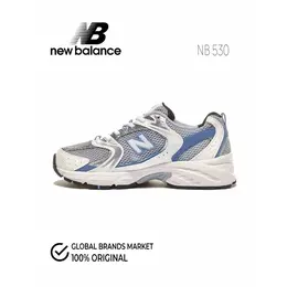 New Balance: Белые кроссовки  530
