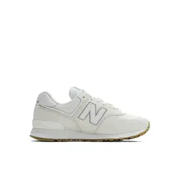 New Balance: Белые кеды 