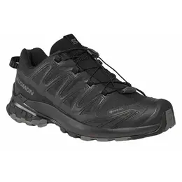 Salomon: Чёрные кроссовки 