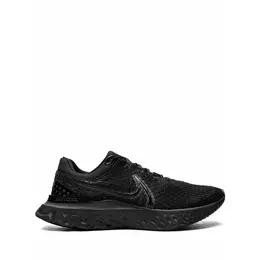NIKE: Чёрные кроссовки  React Infinity Run Flyknit