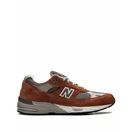 New Balance: Коричневые кроссовки  991
