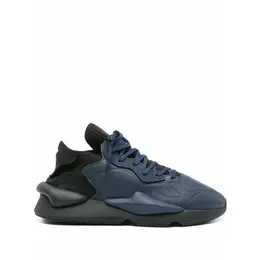 Y-3: Синие кроссовки 