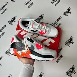 NIKE: Белые кроссовки  Air Max 90