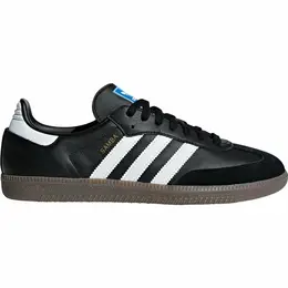 adidas: Чёрные кроссовки  Samba