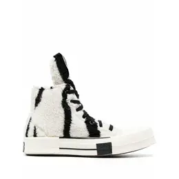 Rick Owens: Белые кеды  Turbodrk